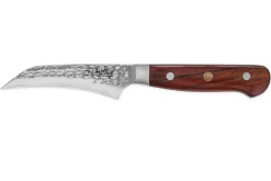 Couteau bec d'oiseau Fukito Rosewood Damas 67 couches 8cm