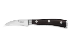 Couteau bec d'oiseau Wüsthof Ikon forgé 7cm en bois de grenadille