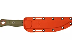 Couteau Benchmade Meatcrafter 15500-3 lame 15,4cm manche ajouré en G10 vert + étui boltaron