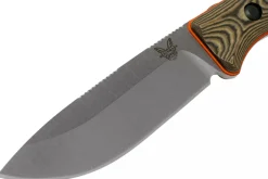 Couteau Benchmade Saddle Mountain Skinner 15002-1 lame noire 10,7cm manche G10/Richtlite + étui boltaron