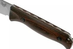 Couteau Benchmade Saddle Mountain Skinner 15002 lame 10,7cm manche bois stabilisé + étui en cuir