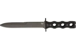 Couteau Benchmade SOCP 185BK lame en inox 18cm manche ajouré en G10 noir avec étui