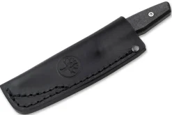 Couteau Böker AK1 Damas 122509DAM lame damassée 7,9cm manche en carbone + étui en cuir
