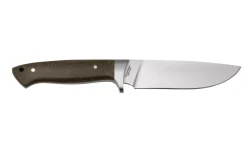 Couteau Böker Arbolito Hunter 02BA351M lame en acier 12cm manche en micarta vert + étui en cuir noir