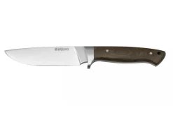Couteau Böker Arbolito Hunter 02BA351M lame en acier 12cm manche en micarta vert + étui en cuir noir