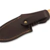 Couteau Böker Arbolito Vultur 02BA415 lame en acier 9,8cm manche en bois d'olivier + étui en cuir