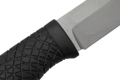 Couteau Böker Bronco 121504 lame en acier 11,3cm manche en TPE noir + étui en cuir avec allume-feu