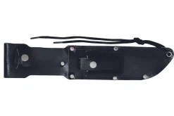 Couteau Bowie Herbertz 101018 lame 18cm manche en cuir + étui en cuir + pierre à aiguiser