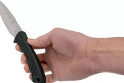 Couteau Buck 684 Bucklite Max II Small 0684BKS lame 8,3cm manche caoutchouc noir + étui polyester