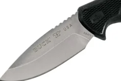 Couteau Buck 684 Bucklite Max II Small 0684BKS lame 8,3cm manche caoutchouc noir + étui polyester