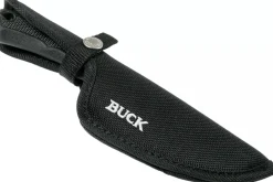 Couteau Buck 684 Bucklite Max II Small 0684BKS lame 8,3cm manche caoutchouc noir + étui polyester