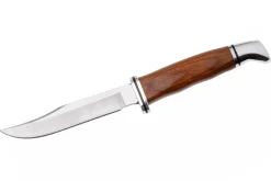 Couteau Buck 0102CCS1 Woodsman Heritage Series lame 10cm manche en cocobolo + étui en cuir
