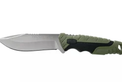 Couteau Buck 656 Pursuit Large 0656GRS lame 11,4cm manche nylon/fibres de verre vert + étui polyester