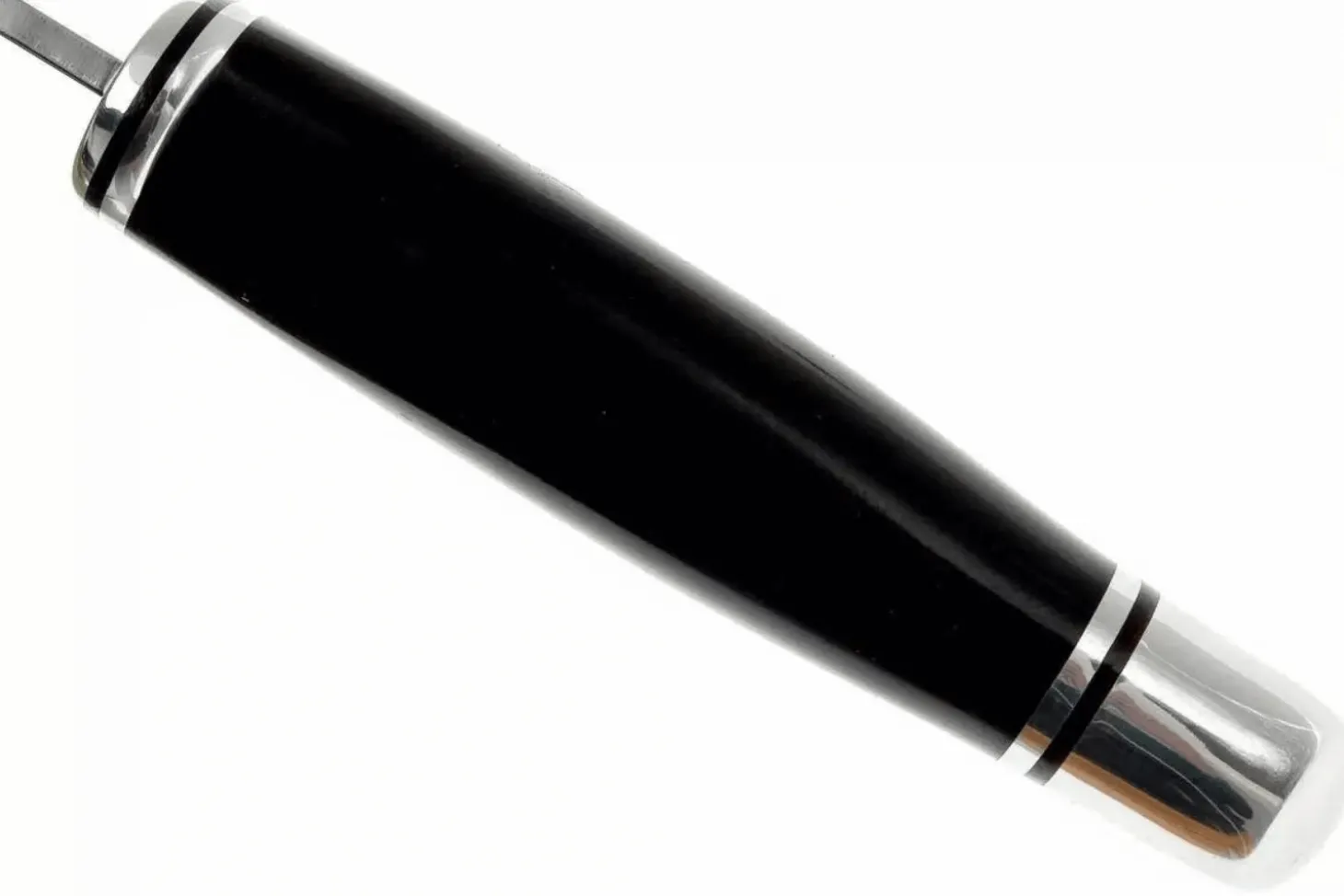Couteau Buck 103 Skinner 0103BKS lame 10,2cm manche résine phénolique noir/alu avec étui en cuir