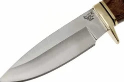 Couteau Buck 192 Vanguard 0192BRS lame 10,8cm manche bois de noyer + étui cuir