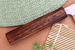 Couteau bunka 17,5cm japonais artisanal Yuzo Enju Damas 440C
