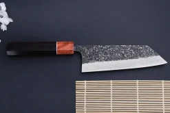 Couteau bunka 16,5cm japonais artisanal Masashi Yamamoto SLD Kuro damas