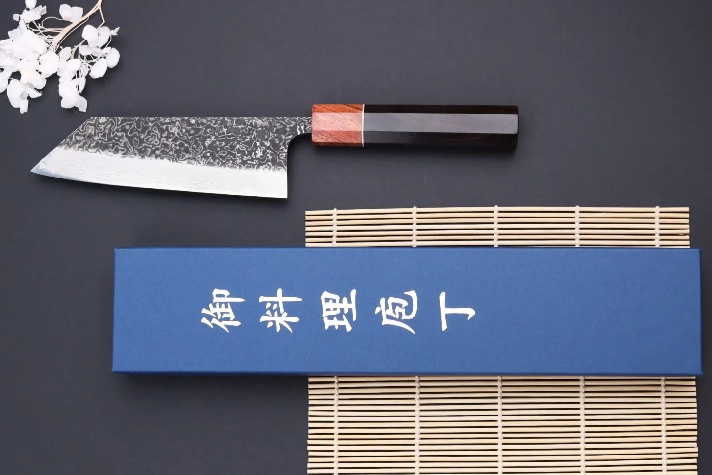 Couteau bunka 16,5cm japonais artisanal Masashi Yamamoto SLD Kuro damas