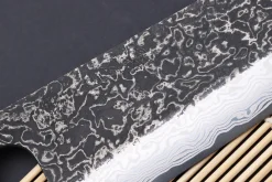 Couteau bunka 16,5cm japonais artisanal Masashi Yamamoto SLD Kuro damas