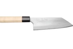 Couteau bunka 16,5cm japonais artisanal Naoki Mazaki WS2 poli