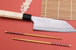 Couteau bunka 16,5cm japonais artisanal Naoki Mazaki WS2 poli