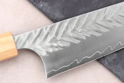 Couteau bunka 16,5cm japonais artisanal Yoshimi Kato SPG Strix V-Tsuchime