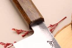 Couteau bunka 18cm japonais artisanal Hado Sumi B1D manche en chêne