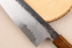 Couteau bunka 18cm japonais artisanal Hado Sumi B1D manche en chêne