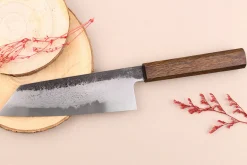 Couteau bunka 18cm japonais artisanal Hado Sumi B1D manche en chêne