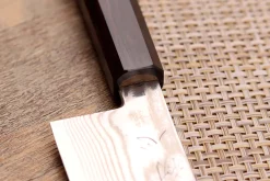 Couteau bunka 18cm japonais artisanal Hatsukokoro Ginsou Damas manche en ébène