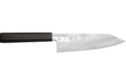 Couteau bunka 18cm japonais artisanal Hatsukokoro Ginsou Damas manche en ébène