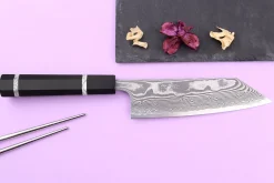 Couteau bunka 16,5cm japonais artisanal Yuzo Kanko Damas SG2