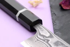 Couteau bunka 16,5cm japonais artisanal Yuzo Kanko Damas SG2