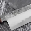 Couteau bunka 18cm japonais artisanal Hado Kirisame Shirogami