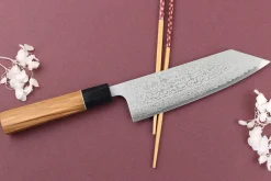 Couteau bunka 18cm japonais artisanal Yuzo Damas VG10
