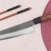 Couteau bunka 19cm japonais Shizu Hamono Gen VG10 damas