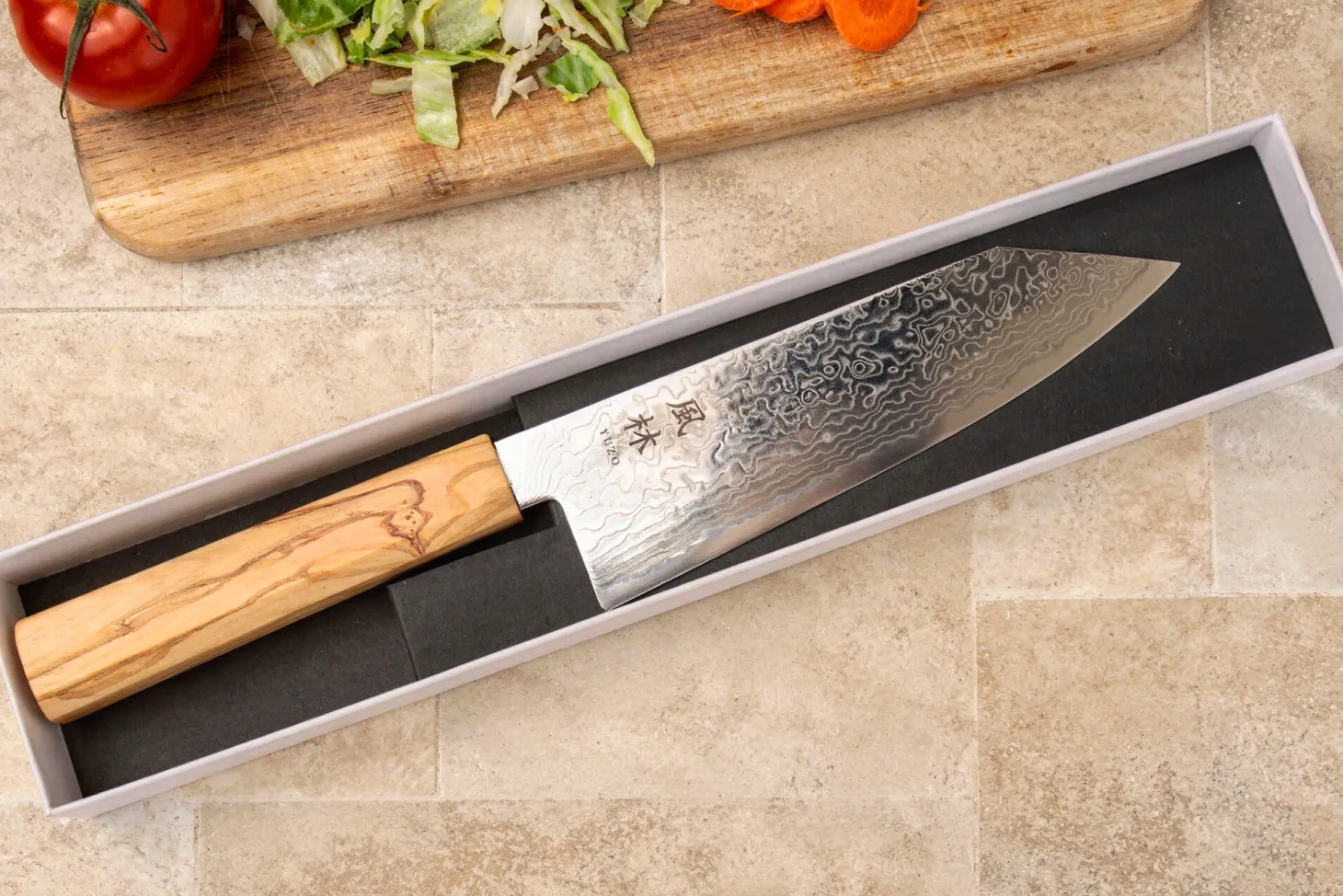 Couteau bunka 18cm japonais Yuzo Ryuho Damas SG2