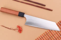 Couteau bunka japonais artisanal Shibata Koutetsu R2 18cm