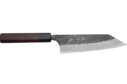 Couteau bunka japonais artisanal Yu Kurosaki Fujin Black 17cm