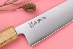 Couteau bunka japonais artisanal Wusaki Migaki G3 16,5cm