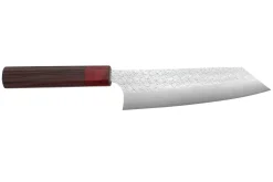 Couteau bunka japonais artisanal Yoshimi Kato Minamo SG2 Tsuchime 17cm