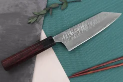 Couteau Bunka japonais artisanal Yu Kurosaki Fujin 16,5cm SG2