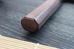 Couteau bunka japonais artisanal Takeshi Saji R2 Damas 18cm