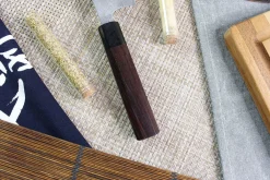 Couteau bunka japonais artisanal Masakage Kumo 16,5cm damas 63 couches