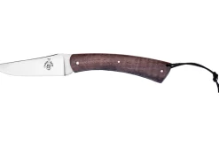 Couteau Camembert Sauveterre artisanal plein manche noyer 11cm
