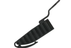 Couteau à champignons Mora Karl-Johan 10906 lame inox 6,2cm manche polypropylène noir + étui