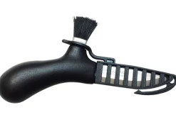 Couteau à champignons Mora Karl-Johan 10906 lame inox 6,2cm manche polypropylène noir + étui