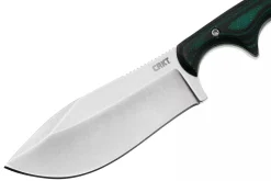 Couteau CRKT Minimalist Nessmuk 2376.CR lame 7,3cm manche en micarta vert + étui