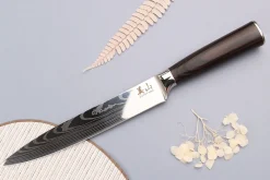 Couteau à découper 20cm Kutoyama Black Pakka