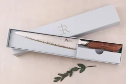 Couteau à découper 20,5cm Ryda Knives A-30 San Maï et manche en noyer